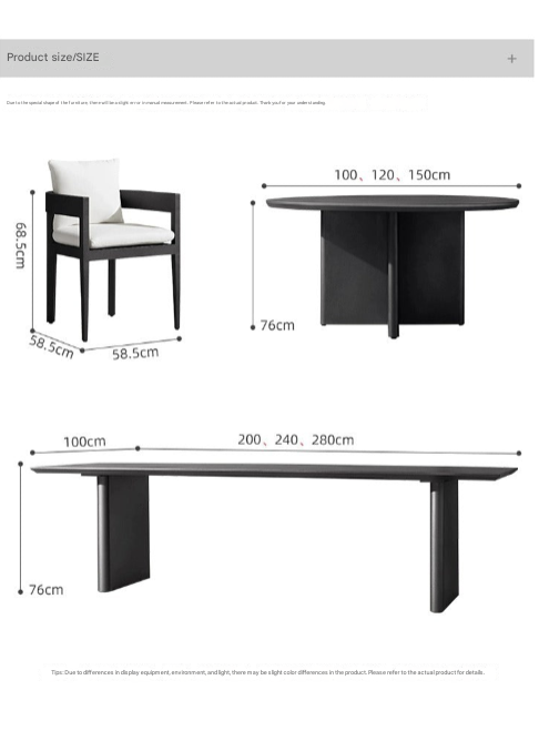 Luxury Outdoor Aluminum Dining Set – Nordic Villa Garden Table with Chairs