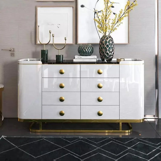 Light Luxury and Simple North American Small Family Marble Porch Ark's Household Side Cabinet