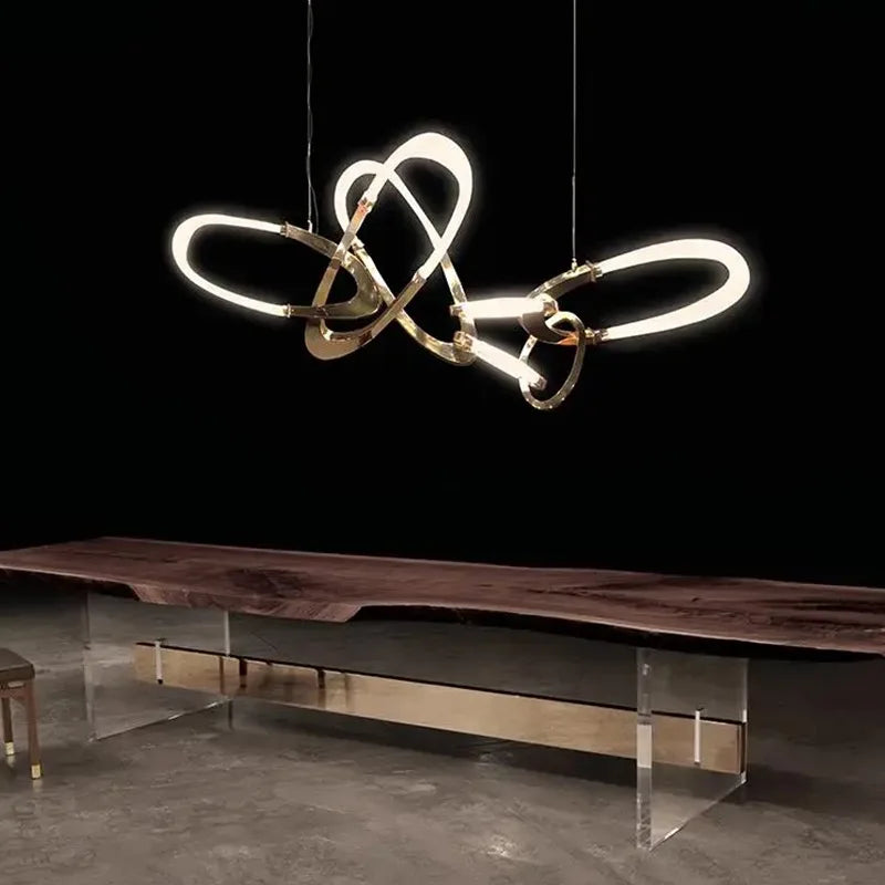 Luxury statement chandelier for living room interiors