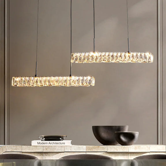 Nordic sleek bar chandelier for dining room