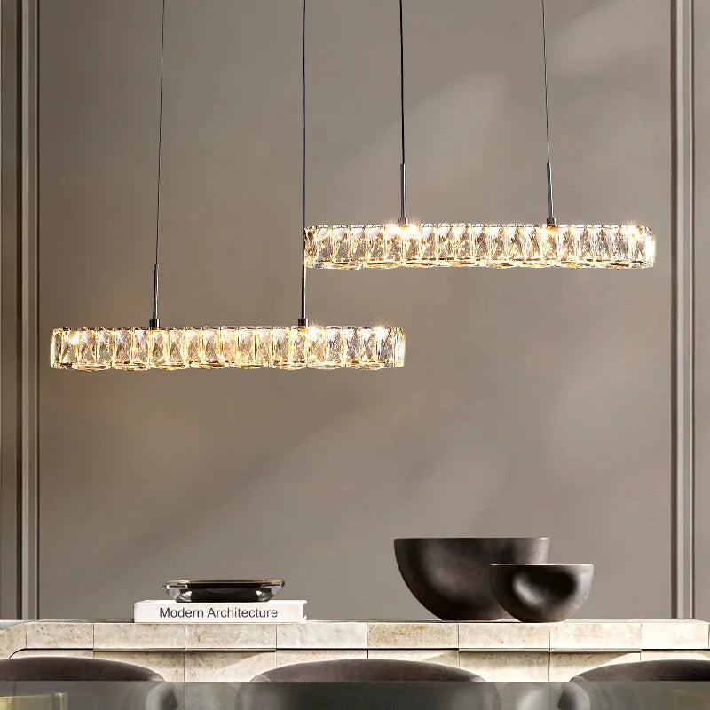 Nordic sleek bar chandelier for dining room