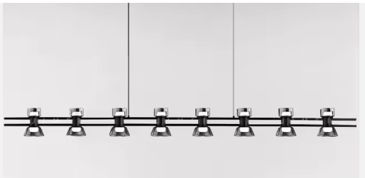 Smoked Glass LED Chandelier – Ring & Linear Options