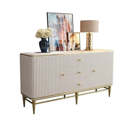 Simple Sideboard Cabinet – Small-Sized Multi-Function Storage for Restaurant, Hall, and Entrance, Wooden Cupboard Design
