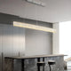 Slim modern pendant light with acrylic diffuser