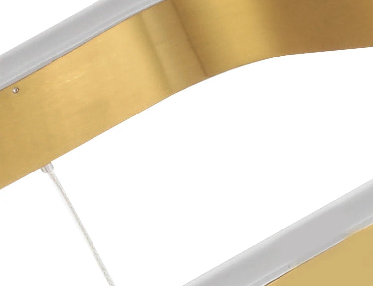 Minimalist hexagon LED fixture for living room