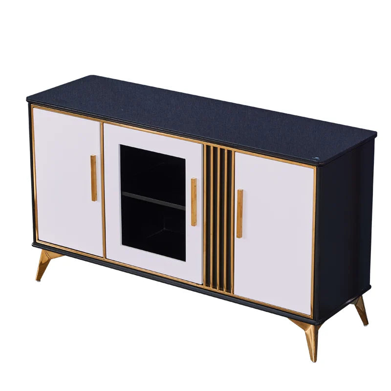 Modern Minimalist Low Cabinet Sideboard – Multifunctional Side Cabinet for Home, Living Room