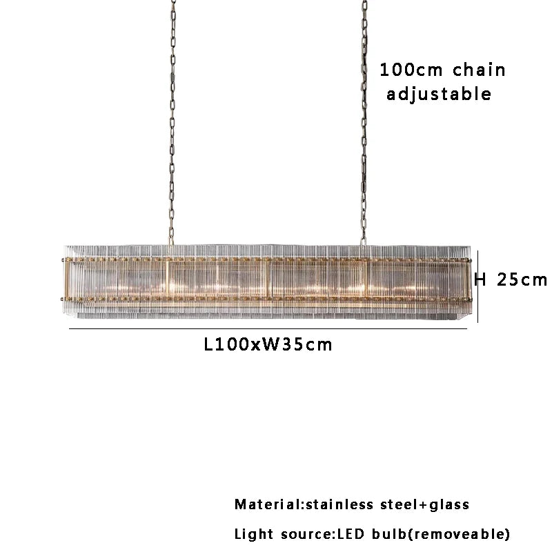Postmodern glass pendant light with dimmable LEDs