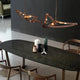 Sculptural Stainless Steel Pendant Lamp – Modern Design