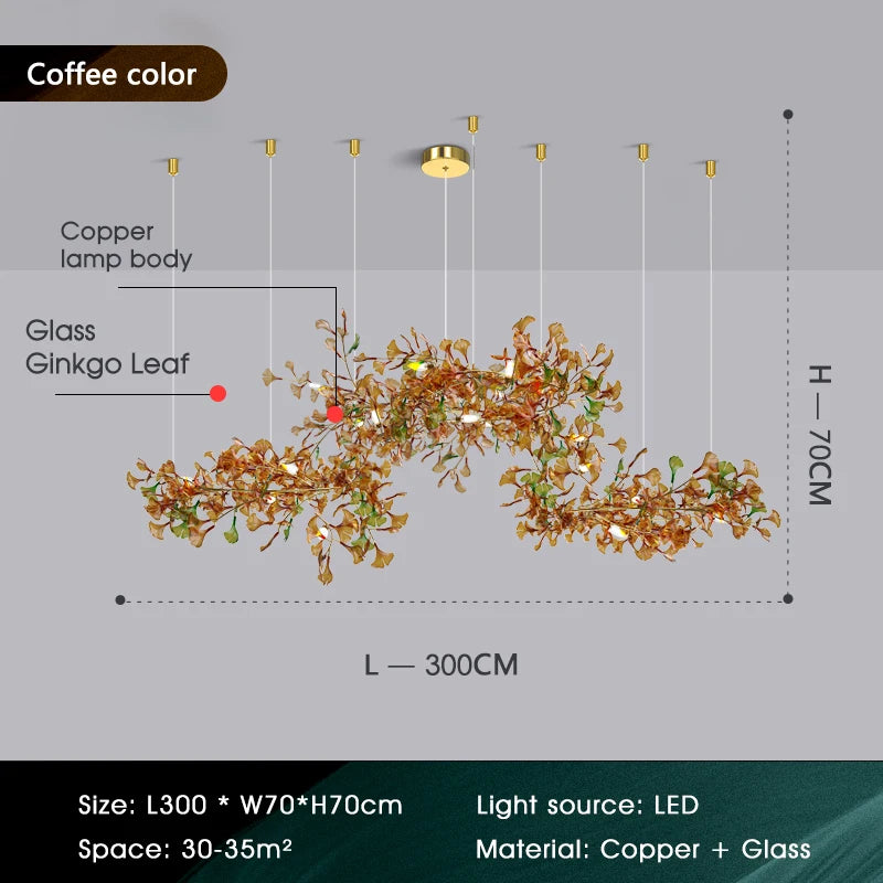 Luxury decorative LED feature pendant for hotels and galleries