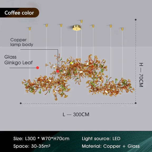 Luxury decorative LED feature pendant for hotels and galleries