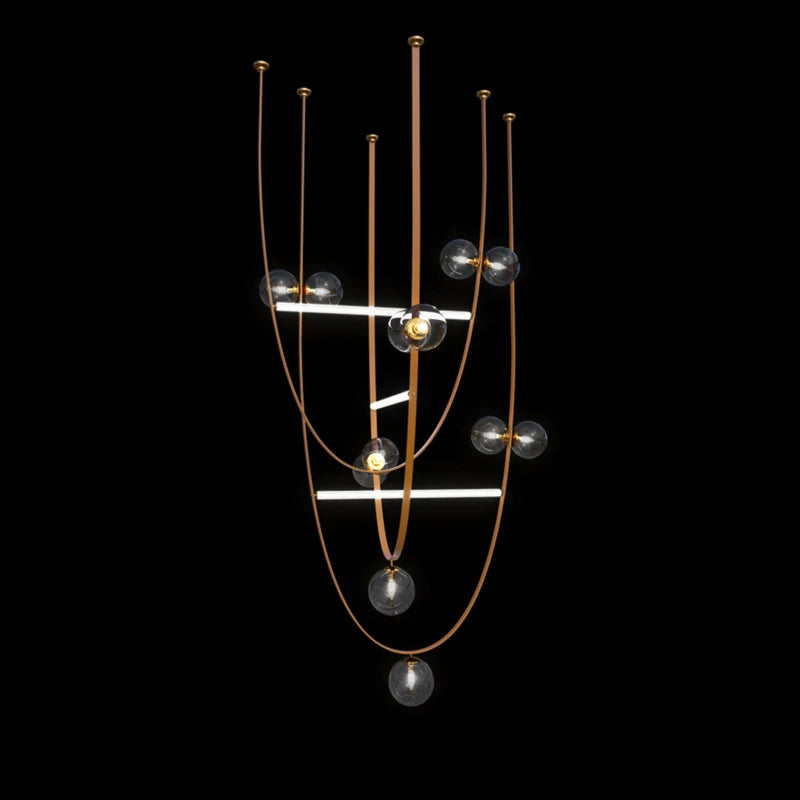 Contemporary artistic chandelier for dining rooms