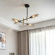4-head smoked glass pendant for dining room