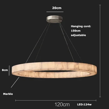 Frosted acrylic LED ring ceiling light