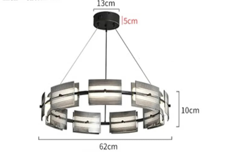 Round smoked glass pendant light for dining space