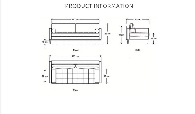 Modern Green Velvet 3-Seater Sofa Bed – Folding Design for Small Apartments
