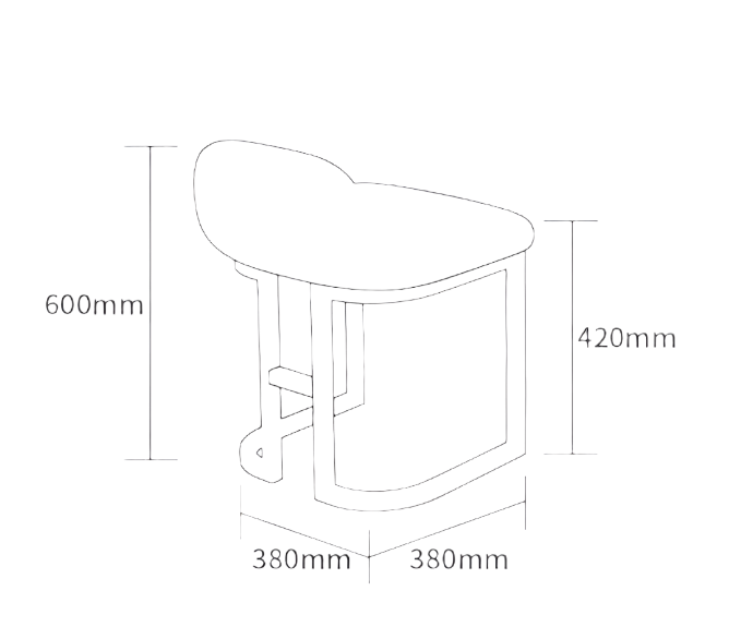 Nordic Walnut Solid Wood Dressing Table Set with Mirror & Stool – Gold Frame Bedroom Vanity