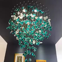 Large Luxury Crystal Staircase Chandelier