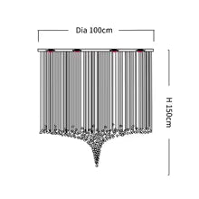 Large Luxury Crystal Staircase Chandelier