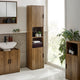 Hampshire 40cm Tall Bathroom Storage Cabinet - Textured Melamine
