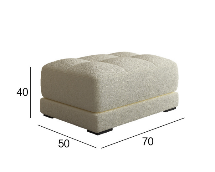 White Bear Sofa – Lambskin Flannel Nordic Designer Set