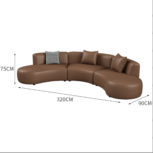 Nordic Club Lounge Sofa – Modular Curved Sofa Set for Hotel, Lobby, Office, or Showroom