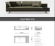 Poliform-Inspired Italian Leather Sofa – Minimalist 3-Seater
