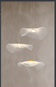 Leaf-Inspired Multi-Drop Chandelier – Modern Pendant Light for Staircase & Living Room