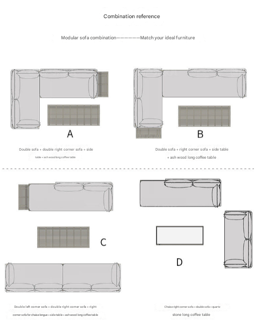 Scandinavian Outdoor Rattan Sofa Set with Coffee Tables – Villa & Balcony Use