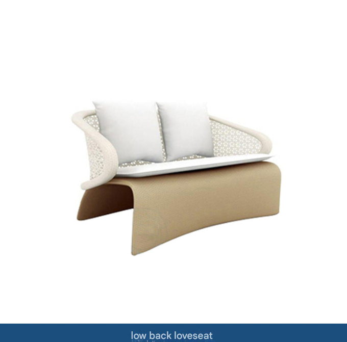 Modern Outdoor Rattan Dining Set – Oval Glass Table with 6 Woven Armchairs