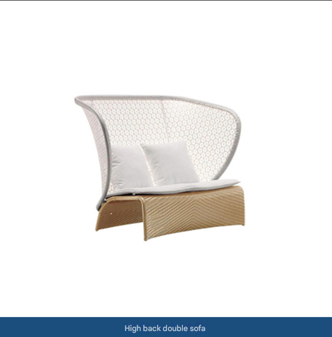 Modern Outdoor Rattan Dining Set – Oval Glass Table with 6 Woven Armchairs