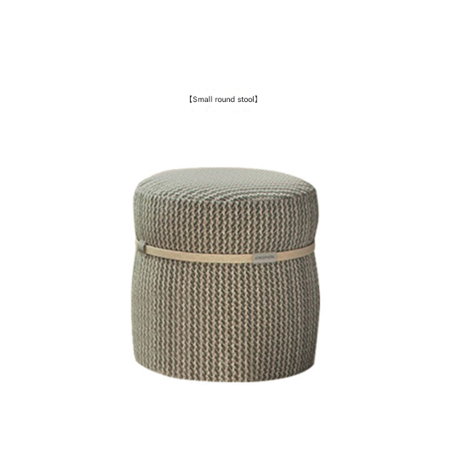 Khaki PE Rattan Outdoor Sofa Set – UV-Resistant Balcony & Garden Seating