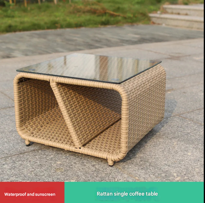 Adjustable Rattan Chaise Lounge Set – Sun Lounger for Balcony & Poolside