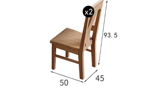 Nordic Ash Wood Dining Table – Retractable Solid Wood Table with Chairs for Modern Apartments