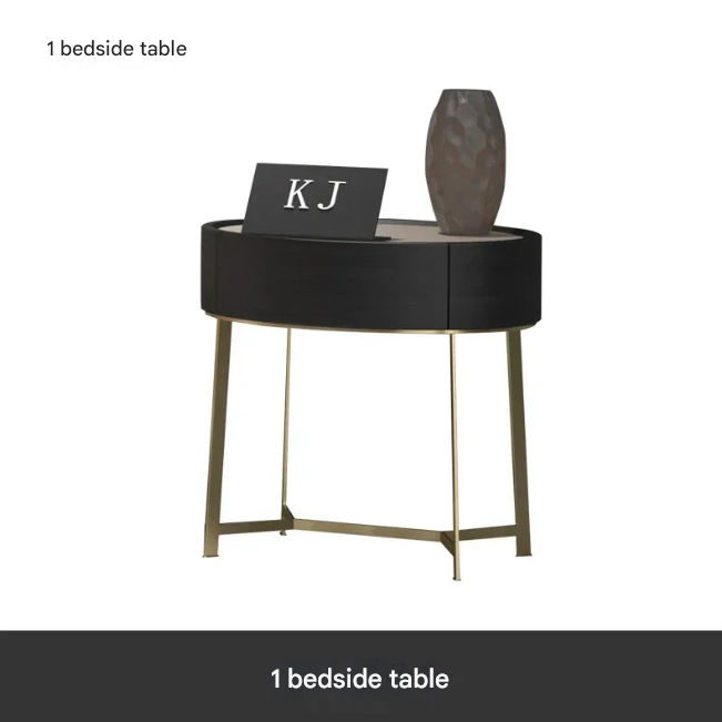 Nordic Luxury Leather Bed with Minimalist Design – Modern Queen & King Size Bedroom Furniture