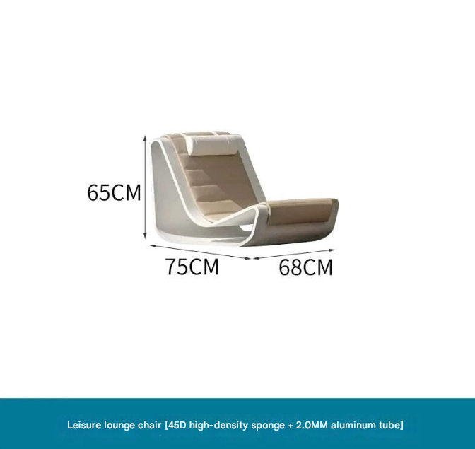 Modern Cloud Shape Outdoor Lounge Set – Teak Base Garden Sofa with Coffee Table