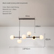 Nordic Living Room Chandelier Creative Simple Modern Parlor Lamp Bedroom Kitchen Cross-border Magic Bean Molecular Lamps