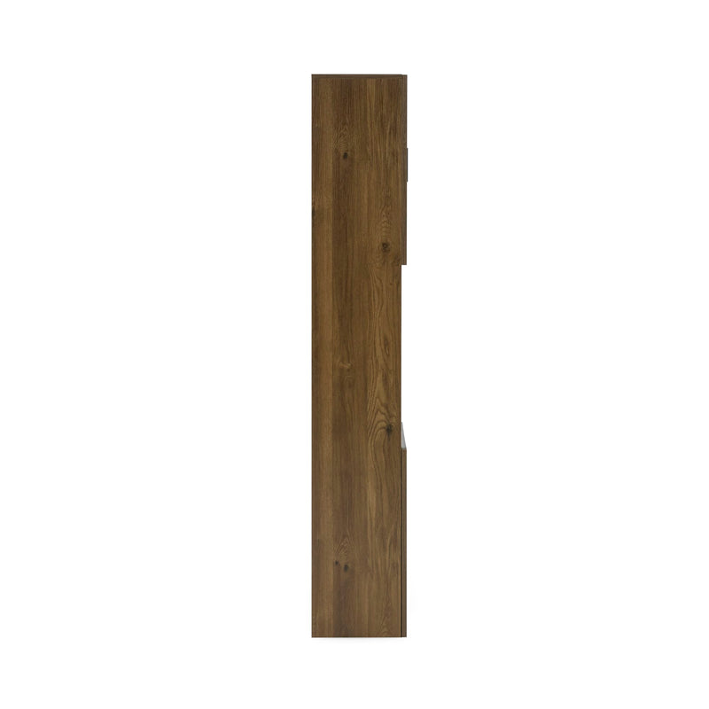 Hampshire 40cm Tall Bathroom Storage Cabinet - Textured Melamine